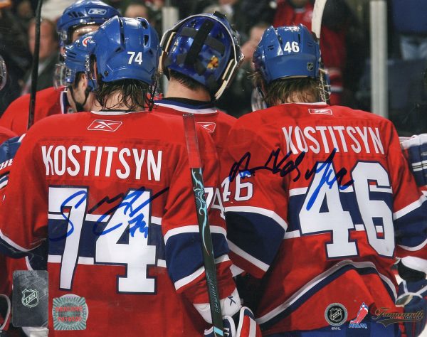 Andrei & Sergei Kostitsyn Montreal Canadiens Autographed 8x10 Photo