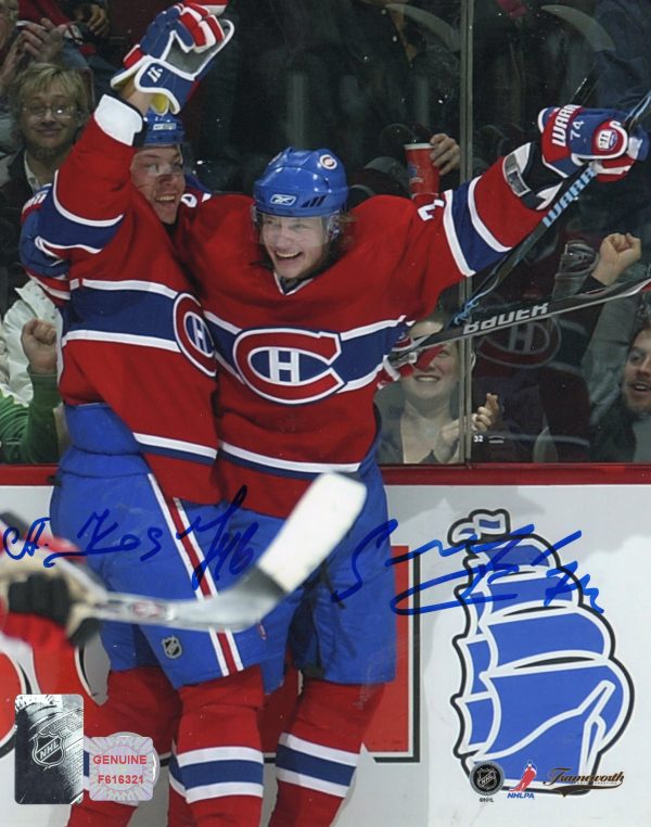 Andrei & Sergei Kostitsyn Montreal Canadiens Autographed 8x10 Photo