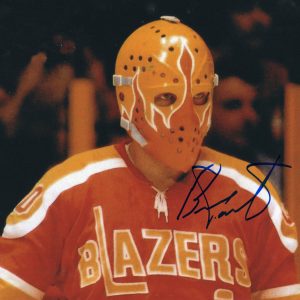 Bernie Parent Philadelphia Blazers Autographed 8x10 Photo