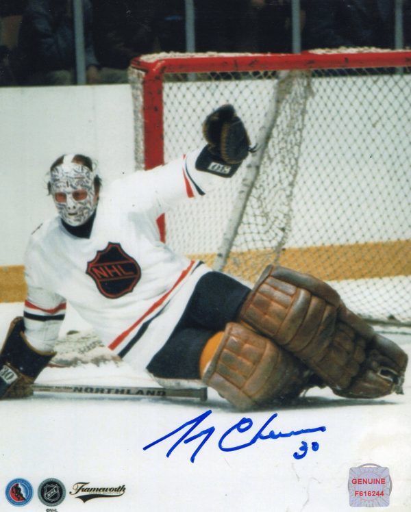 Gerry Cheevers All-Star Games Autographed 8x10 Photo