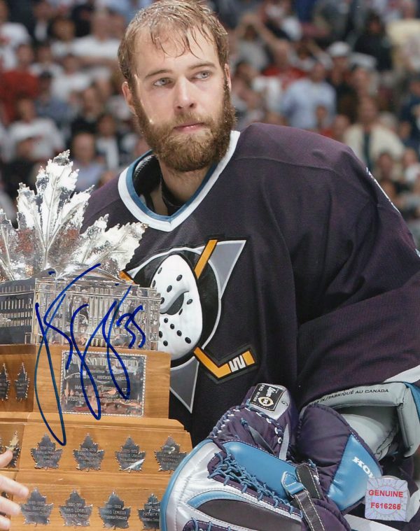 Jean-Sebastian Giguere Anaheim Ducks Autographed 8x10 Photo
