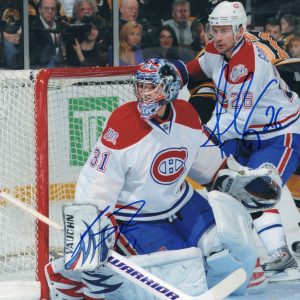 Carey Price & Josh Gorges Montreal Canadiens Autographed 8x10 Photo