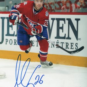 Josh Gorges Montreal Canadiens Autographed 8x10 Photo