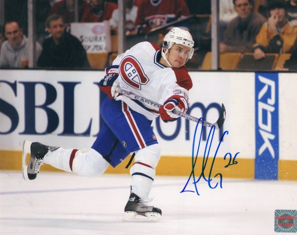 Josh Gorges Montreal Canadiens Autographed 8x10 Photo