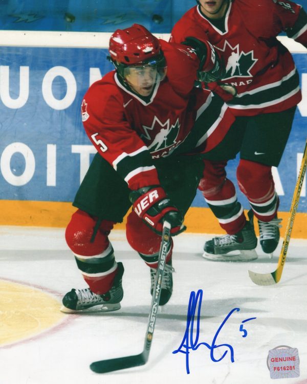 Josh Gorges Team Canada Autographed 8x10 Photo