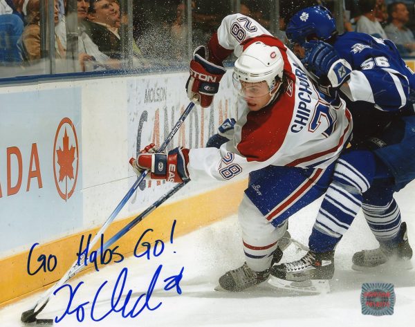 Kyle Chipchura Montreal Canadiens Autographed 8x10 Photo