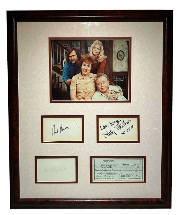 Archie Bunkers Place Autographed Piece (O'Connor, Reiner, Stapleton, Struthers)