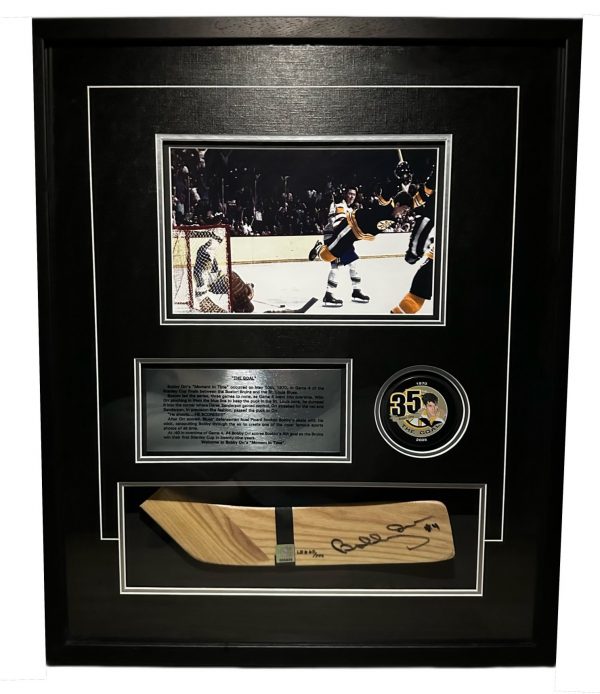 Bobby Orr Boston Bruins Autographed Framed Stick Blade