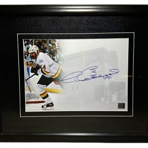 Dave Babych Vancouver Canuck Autographed Framed 11x14