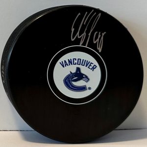 Elias Pettersson Vancouver Canucks Autographed Puck
