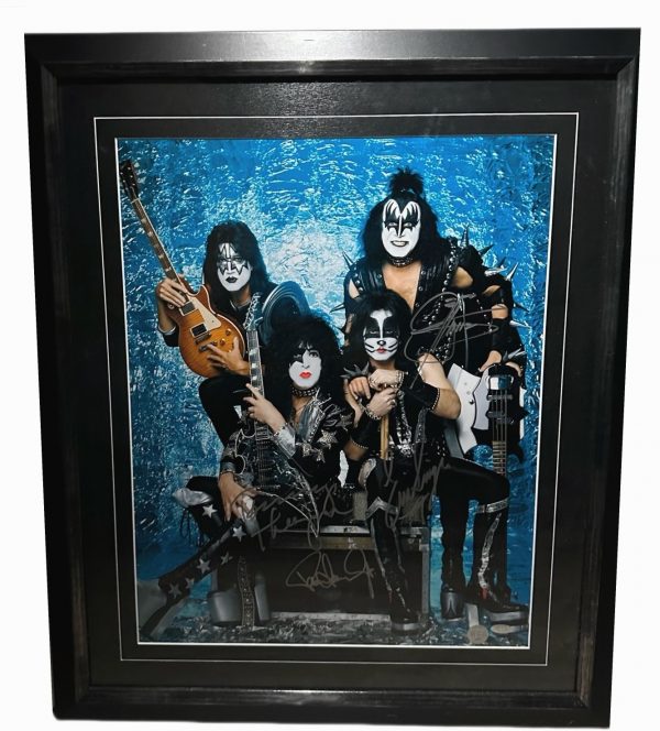 Kiss Autographed Framed 16x20 (Gene Simmons)
