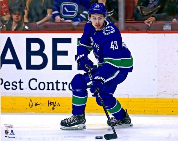 Quinn Hughes Vancouver Canucks Autographed 16x20 Photo