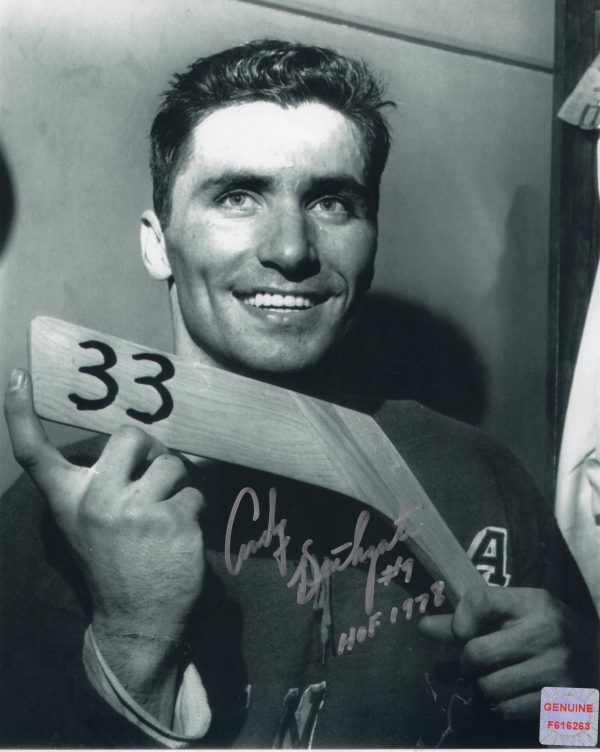 Andy Bathgate New York Rangers Autographed 8x10 Photo