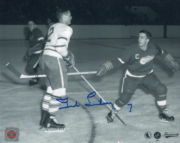 Ted Lindsay Detroit Red Wings Autographed 8x10 Photo