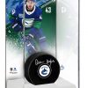 Quinn Hughes Autographed Vancouver Canucks Puck & Display