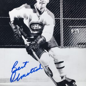 Bert Olmstead Montreal Canadiens Autographed 8x10 Photo