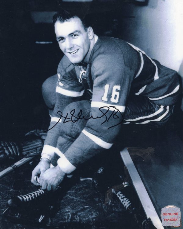 Henri Richard Montreal Canadiens Autographed 8x10 Photo