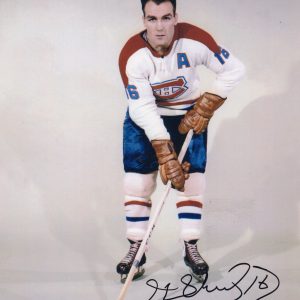 Henri Richard Montreal Canadiens Autographed 8x10 Photo