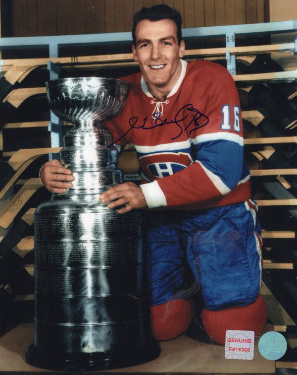 Henri Richard Montreal Canadiens Autographed 8x10 Photo
