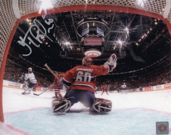 Jose Theodore Montreal Canadiens Autographed 8x10 Photo
