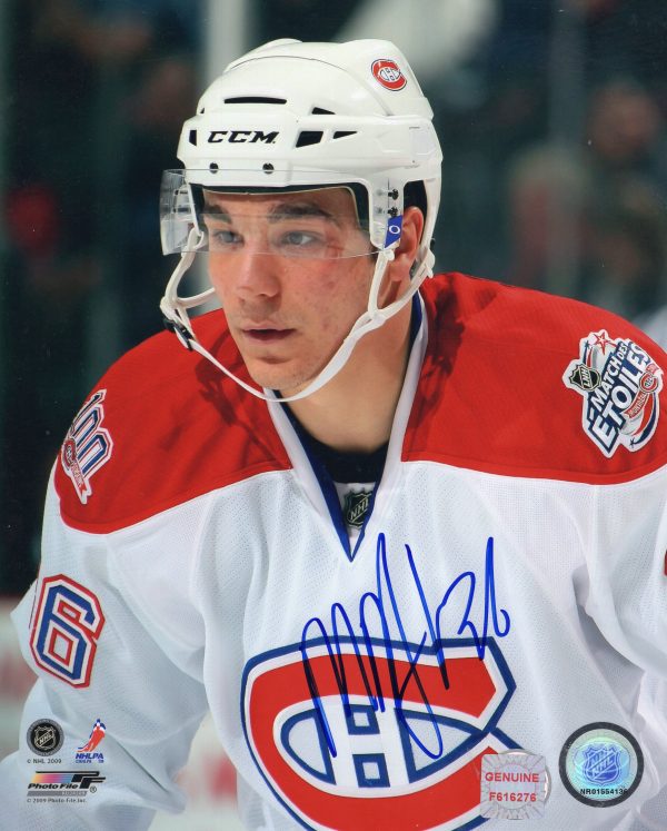 Mark D'Agostino Montreal Canadians Autographed 8x10 Photo