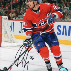 Max Lapierre Montreal Canadiens Autographed 8x10 Photo
