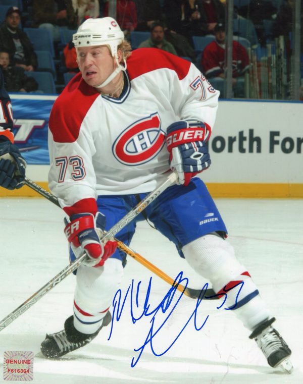 Michael Ryder Montreal Canadiens Autographed 8x10 Photo
