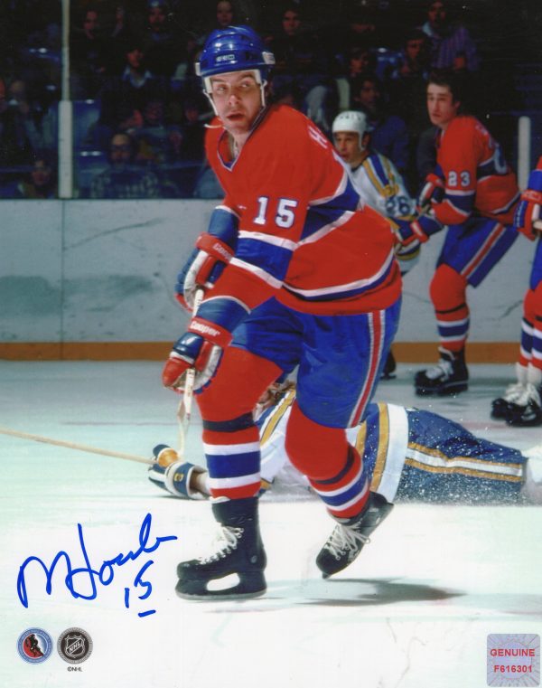 Rejean Houle Montreal Canadiens Autographed 8x10 Photo