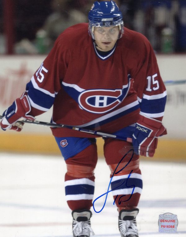 Sergei Samsonov Montreal Canadiens Autographed 8x10 Photo