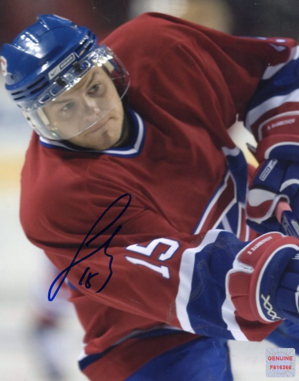 Sergei Samsonov Montreal Canadiens Autographed 8x10 Photo
