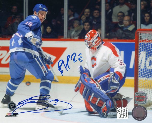 Joe Sakic & Patrick Roy Autographed 8x10 Photo