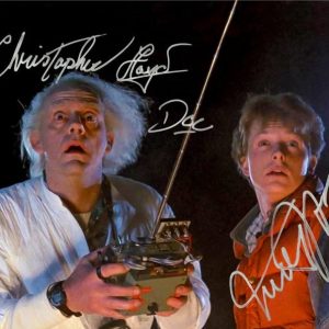Michael J Fox & Christopher Lloyd Back To The Future 11x14 Photo