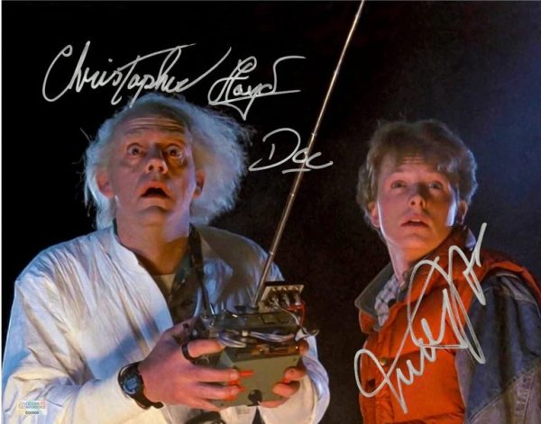 Michael J Fox & Christopher Lloyd Back To The Future 11x14 Photo