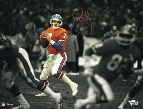 John Elway Denver Broncos Autographed 11x14 Photo
