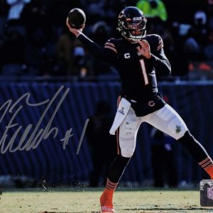 Justin Fields Chicago Bears Autographed 8x10 Photo