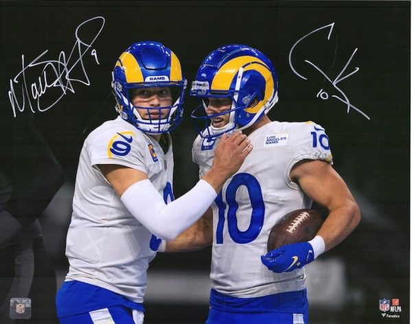 Matthew Stafford & Cooper Kupp L.A. Rams Autographed 16x20 Photo