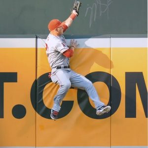 Mike Trout Autographed L.A. Angles Autographed 16x20 Photo