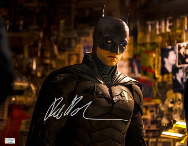 Robert Pattinson Batman Autographed 11x14 Photo