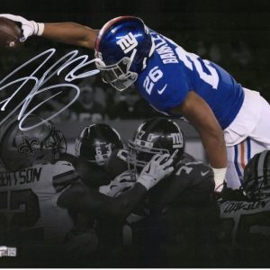 Saquon Barkley new York Giants Autographed 11x14