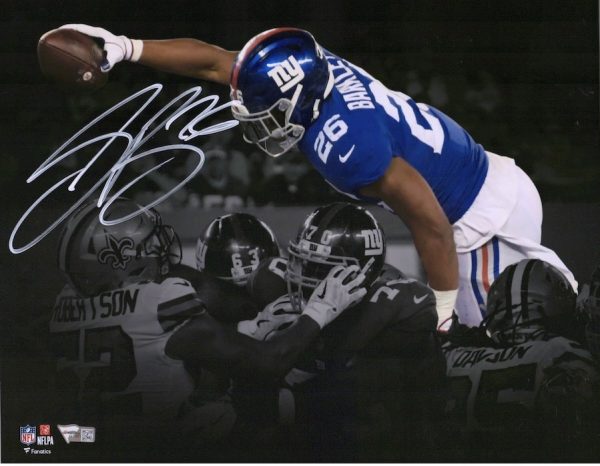 Saquon Barkley new York Giants Autographed 11x14