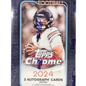 2024 Topps Chrome Football Hobby Box