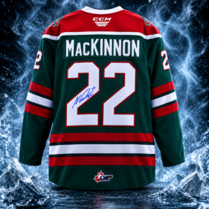 Nathan MacKinnon Signed Halifax Mooseheads CHL CCM Jersey