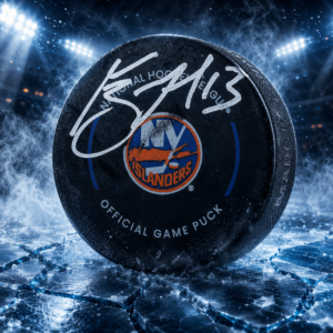 Mathew Barzal New York Islanders Autographed Official Game Puck