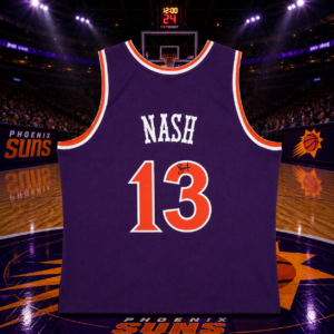 Steve Nash Phoenix Suns Autographed Mitchell & Ness Purple 2005-06 Swingman Jersey