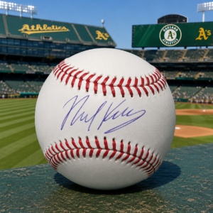 Nick Kurtz Athletics Autographed Baseball
