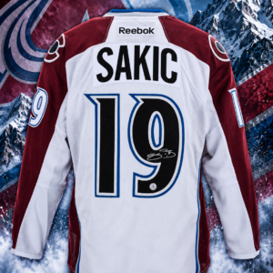 Joe Sakic Colorado Avalanche Autographed White Vintage Reebok Jersey