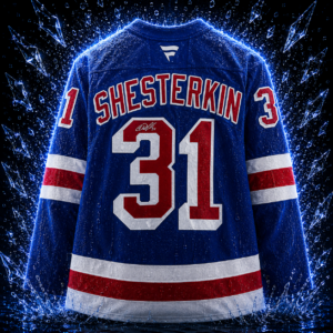 Igor Shesterkin New York Rangers Autographed Blue Fanatics Authentic Pro Jersey