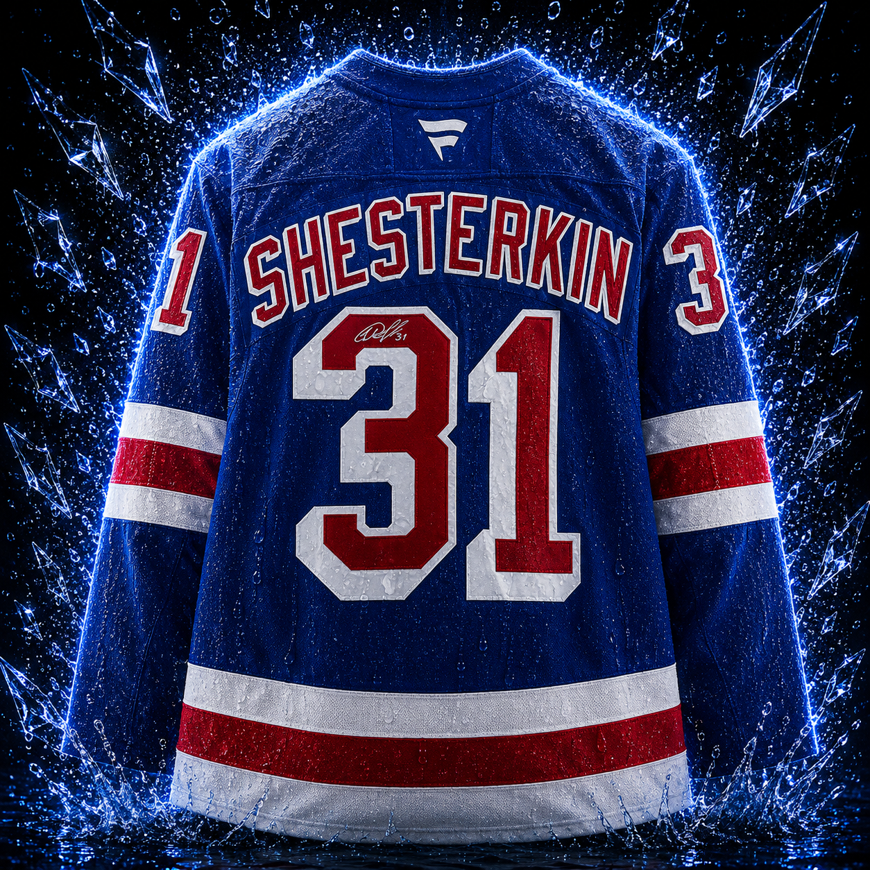 Igor Shesterkin New York Rangers Autographed Blue Fanatics Authentic Pro Jersey