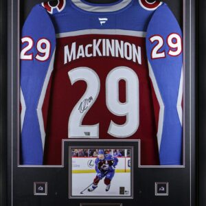 Nathan Mackinnon Colorado Avalanche Autographed Framed Jersey