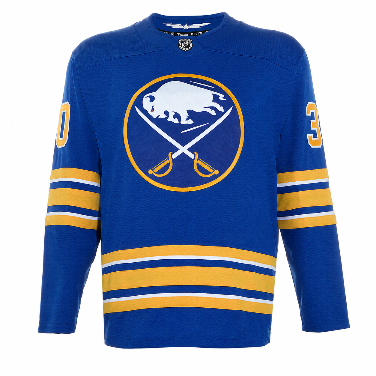 Tom Barrasso Buffalo Sabres Autographed Fanatics Breakaway Jersey - Image 4